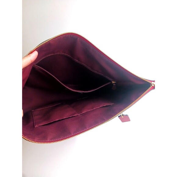 Coach Signature Gallery Tote NWT IM/CHERRY Holiday Red Old Money Preppy - Picture 5 of 9